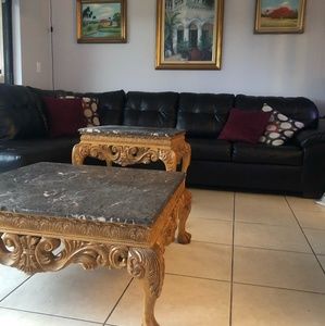 Coffee table and side table set